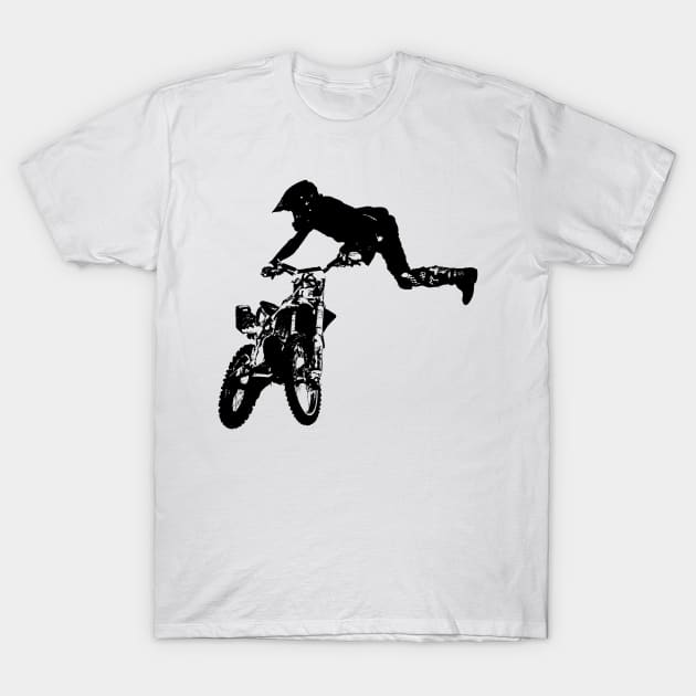 motocross T-Shirt by rickylabellevie